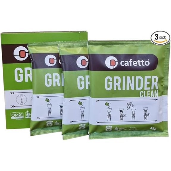 Cafetto Grinder Clean 100% Natural Coffee Grinder Cleaner 3 x 45g