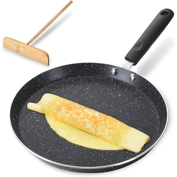 Buecmue 10.5 Nonstick Crepe Pan with Spreader