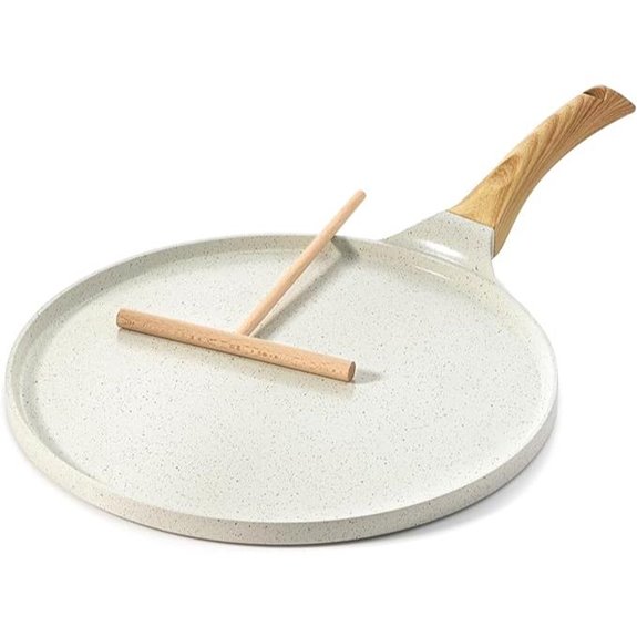 SENSARTE Nonstick Crepe Pan with Spreader