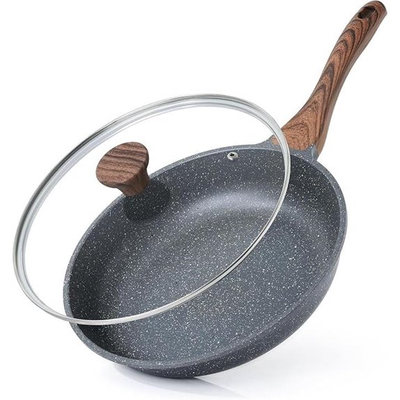 SENSARTE Nonstick Egg Skillet with Lid (8 inch)