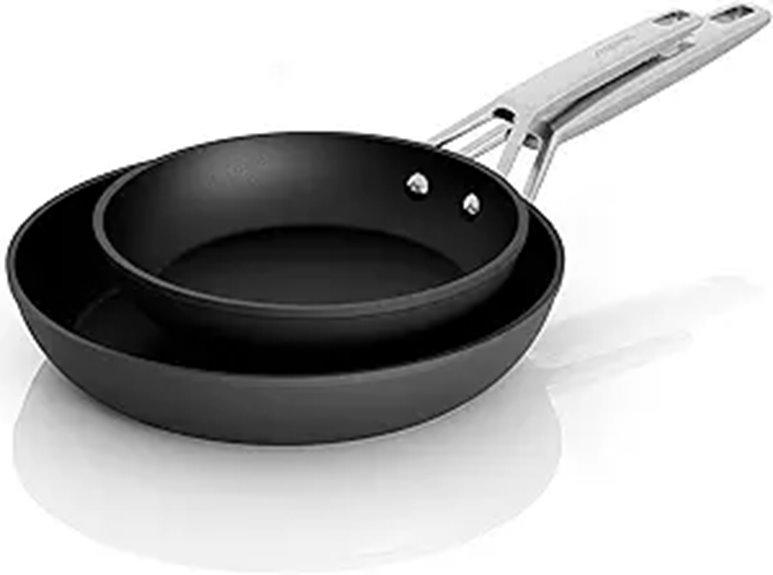 MsMk Nonstick Frying Pan Set (8” & 10”)