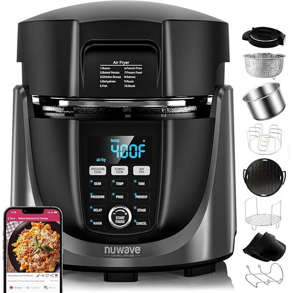 Nuwave Duet Air Fryer & Multicooker with Accessories