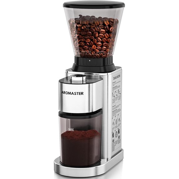 Aromaster Burr Coffee Grinder with 48 Settings