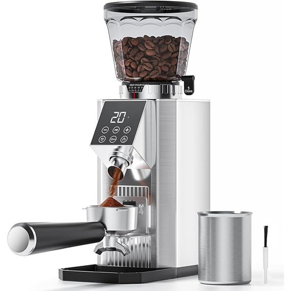 Burr Coffee Grinder with Precise Settings and Touch Panel