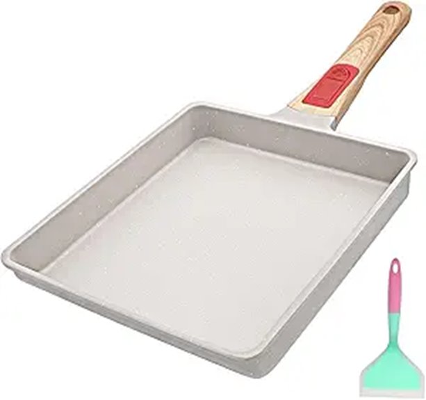 Nonstick Tamagoyaki Pan with Detachable Handle