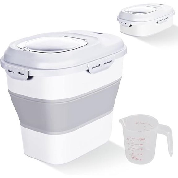 Cereal Rice Storage Container with Locking Lid