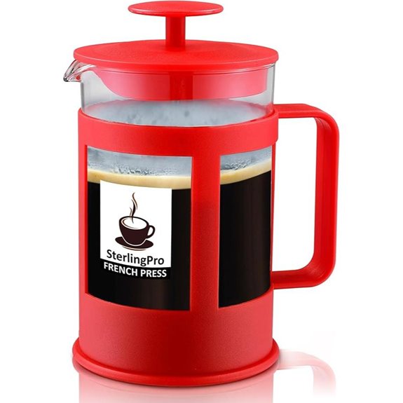 6 Cup French Coffee Press Unique Double Screens