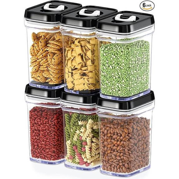 DWËLLZA Kitchen Airtight Food Storage Containers (6 pcs)