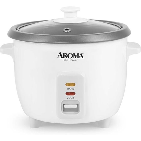 AROMA 3-Cup Rice Cooker with Keep Warm Function