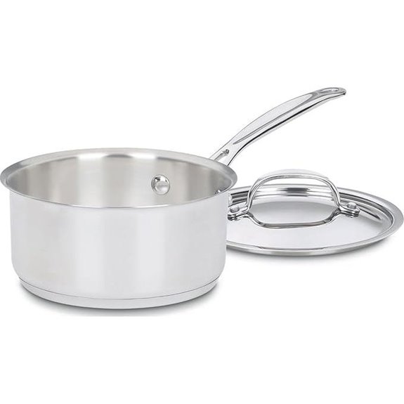 Cuisinart 1.5 Qt Stainless Steel Saucepan with Cover