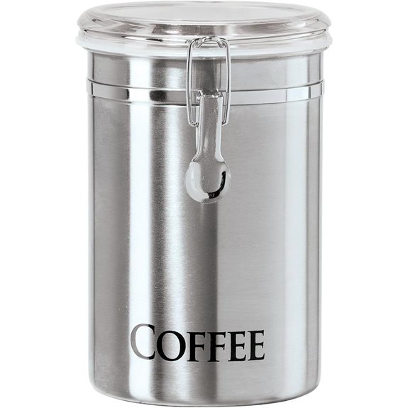 Oggi Stainless Steel Coffee Canister 62oz