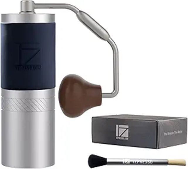 1Zpresso J Manual Coffee Grinder Stainless Steel Conical Burr