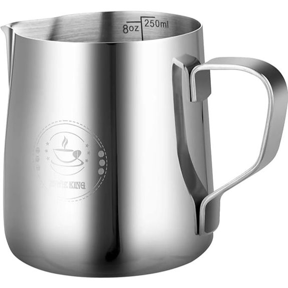 Stainless Steel Milk Frothing Pitcher for Latte Art