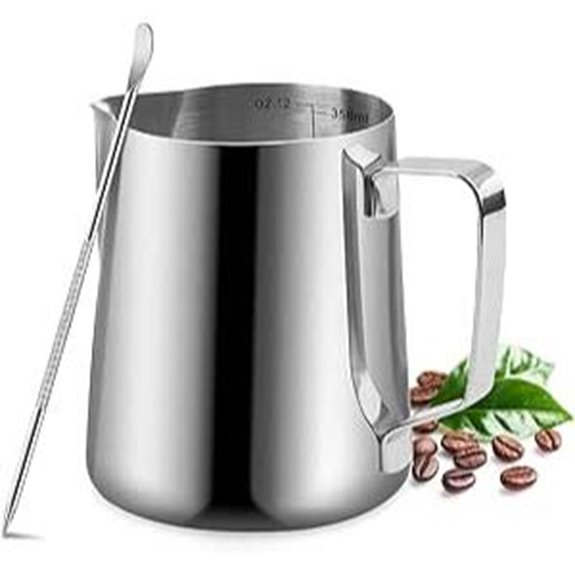 Milk Frothing Pitcher Stainless Steel 12oz/20oz