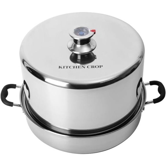Kitchen Crop Stainless Steel Steam Canner with Indicator