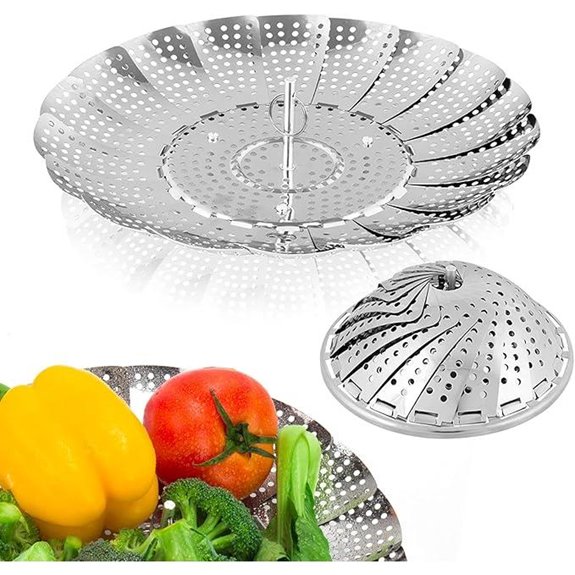 Sayfine Stainless Steel Vegetable Steamer Basket
