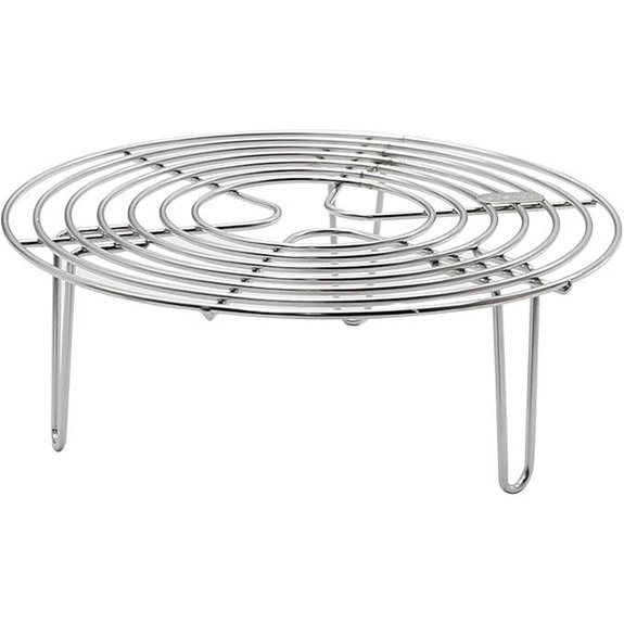 Stainless Steel Steamer and Cooling Rack 7.9x2.8