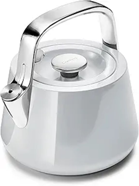 Caraway 2 Qt Stainless Steel Whistling Tea Kettle