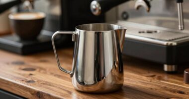 top milk steaming pitchers