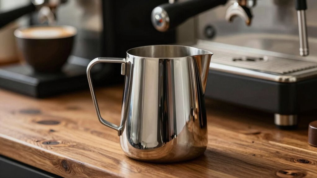 top milk steaming pitchers