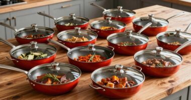 top saut pans with lids