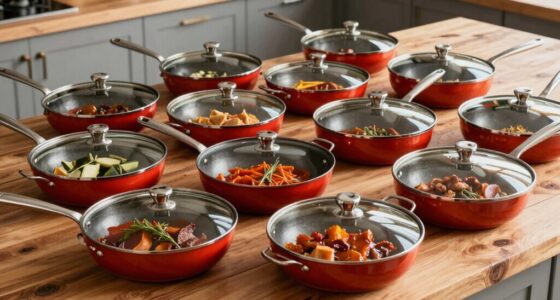 top saut pans with lids
