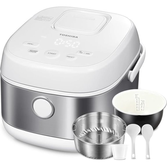 TOSHIBA 5.5-Cup Induction Rice Cooker with Steamer