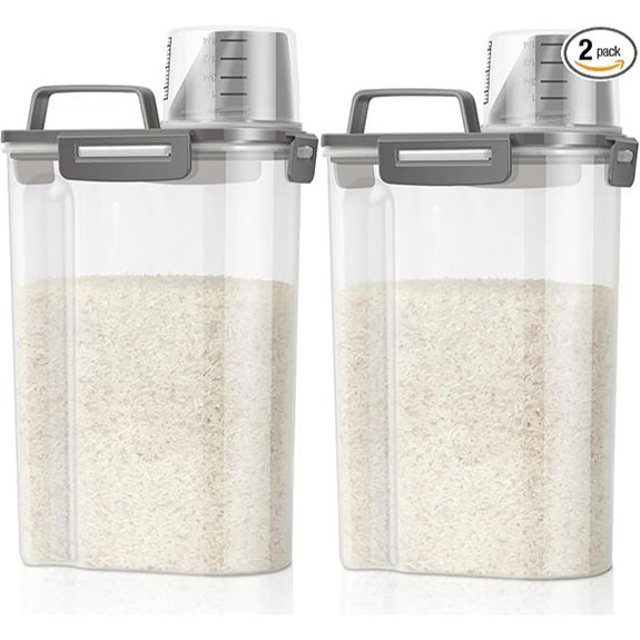 TBMax 2-Pack Rice & Food Storage Containers