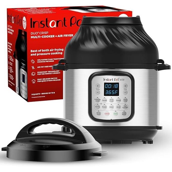 Instant Pot Duo Crisp 11-in-1 Air Fryer & Pressure Cooker