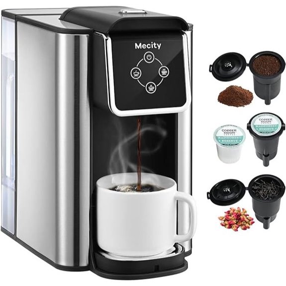 Mecity 3-in-1 Coffee Maker with Removable Reservoir