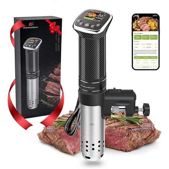 KitchenBoss Wifi Sous Vide Cooker with Precise Temperature