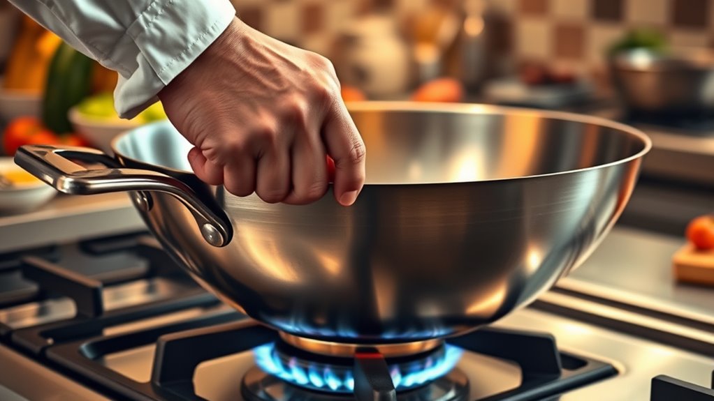 wok selection for gas