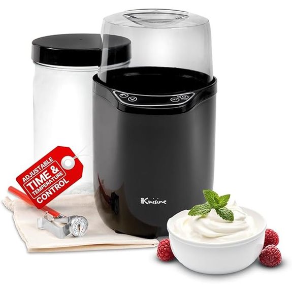Euro Cuisine Yogurt Maker with Timer & Temp Control