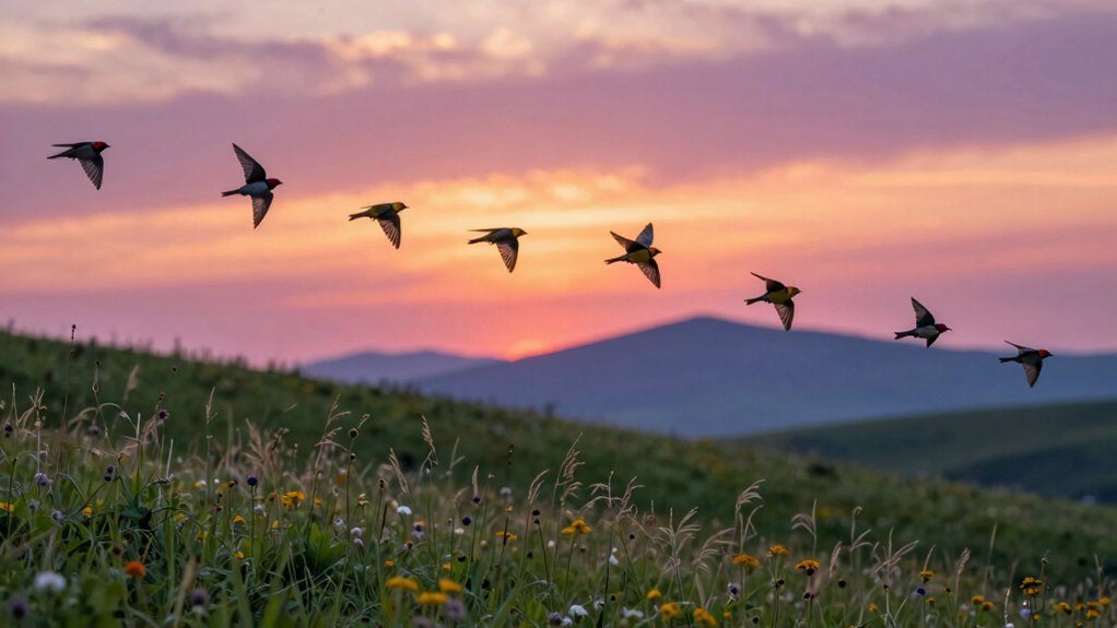 birds synchronize migration cues