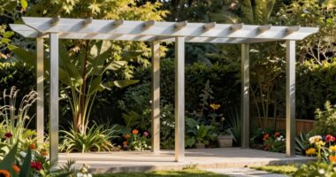 elegant sturdy outdoor structures