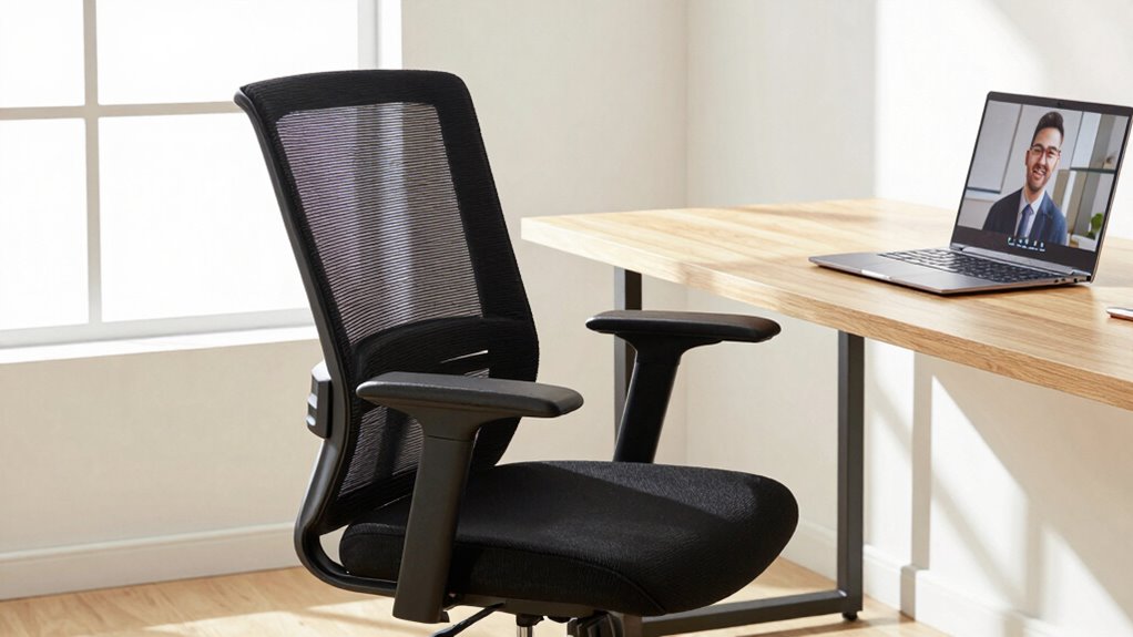 ergonomic workspace for comfort