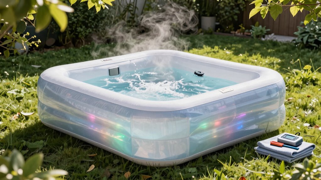 inflatable hot tub maintenance