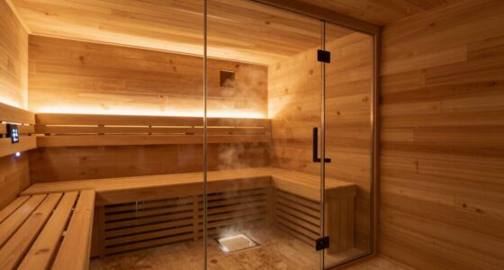 key indoor sauna features