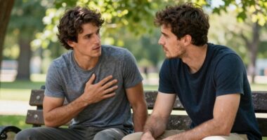 men increasingly discuss mental health