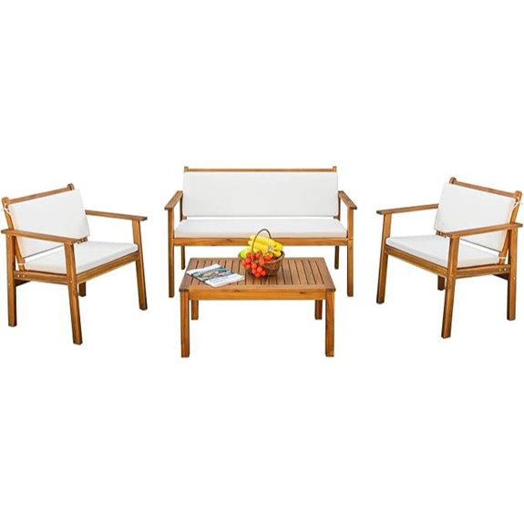 outdoor acacia furniture set