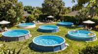 top above ground pools