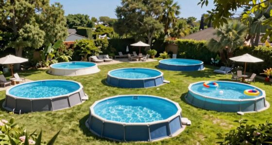 top above ground pools