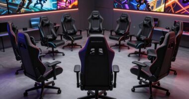 top console gaming chairs