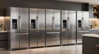 top counter depth refrigerators