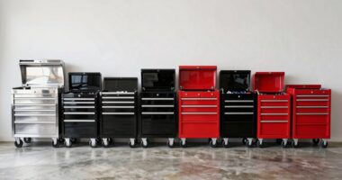 top garage tool storage