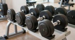 top space saving dumbbells