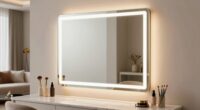 top vanity mirror lights