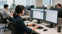 Customer service + BPO. The operational-scale displacement.