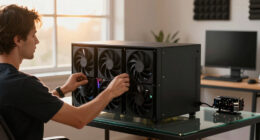 How to Reduce Heat and Noise in a High-Power AI Workstation