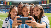 Jessica Alba Spotted at World Cup With Daughters in Adorable Group Selfie